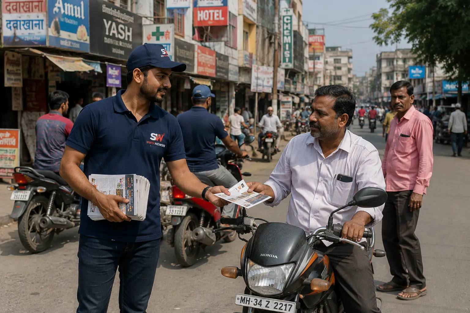 Local market campaign in Chandrapur
